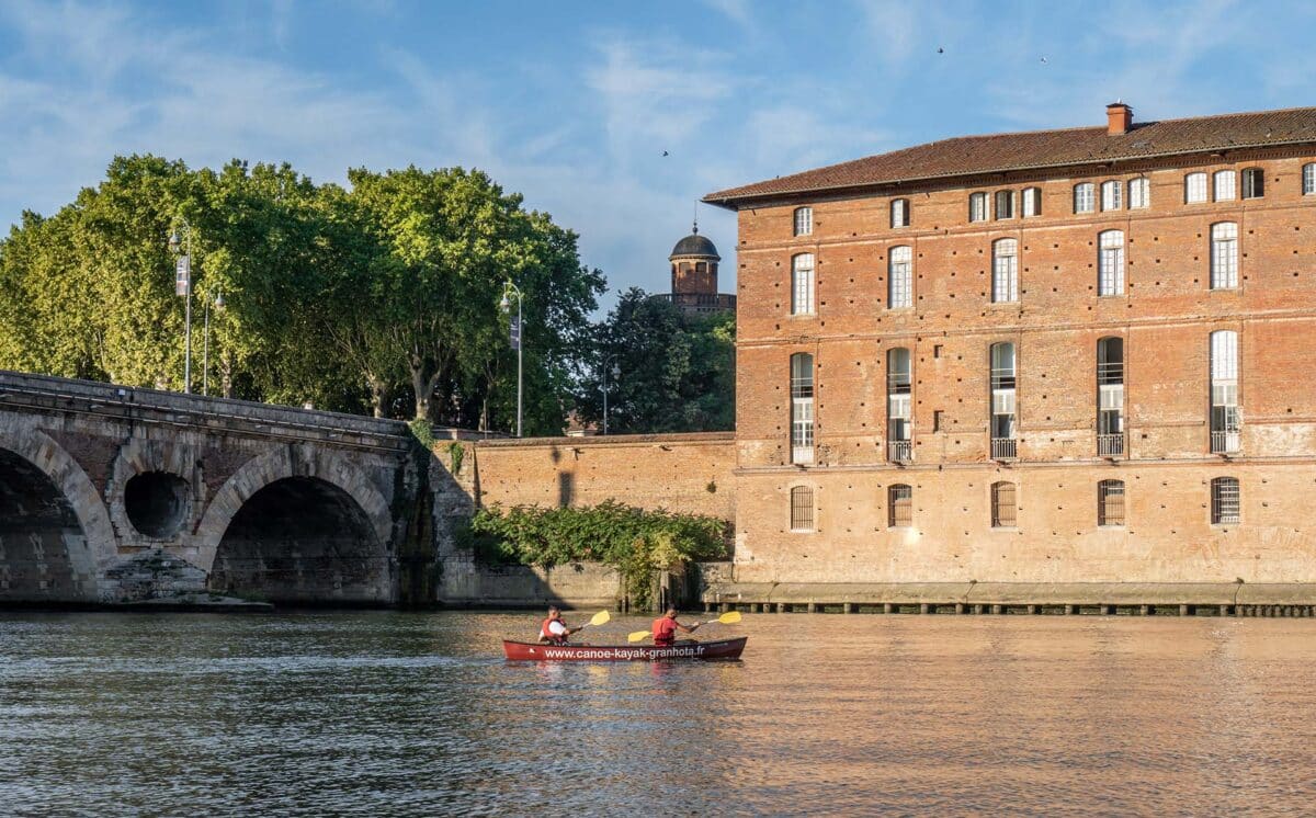 Canoë sur la Garonne