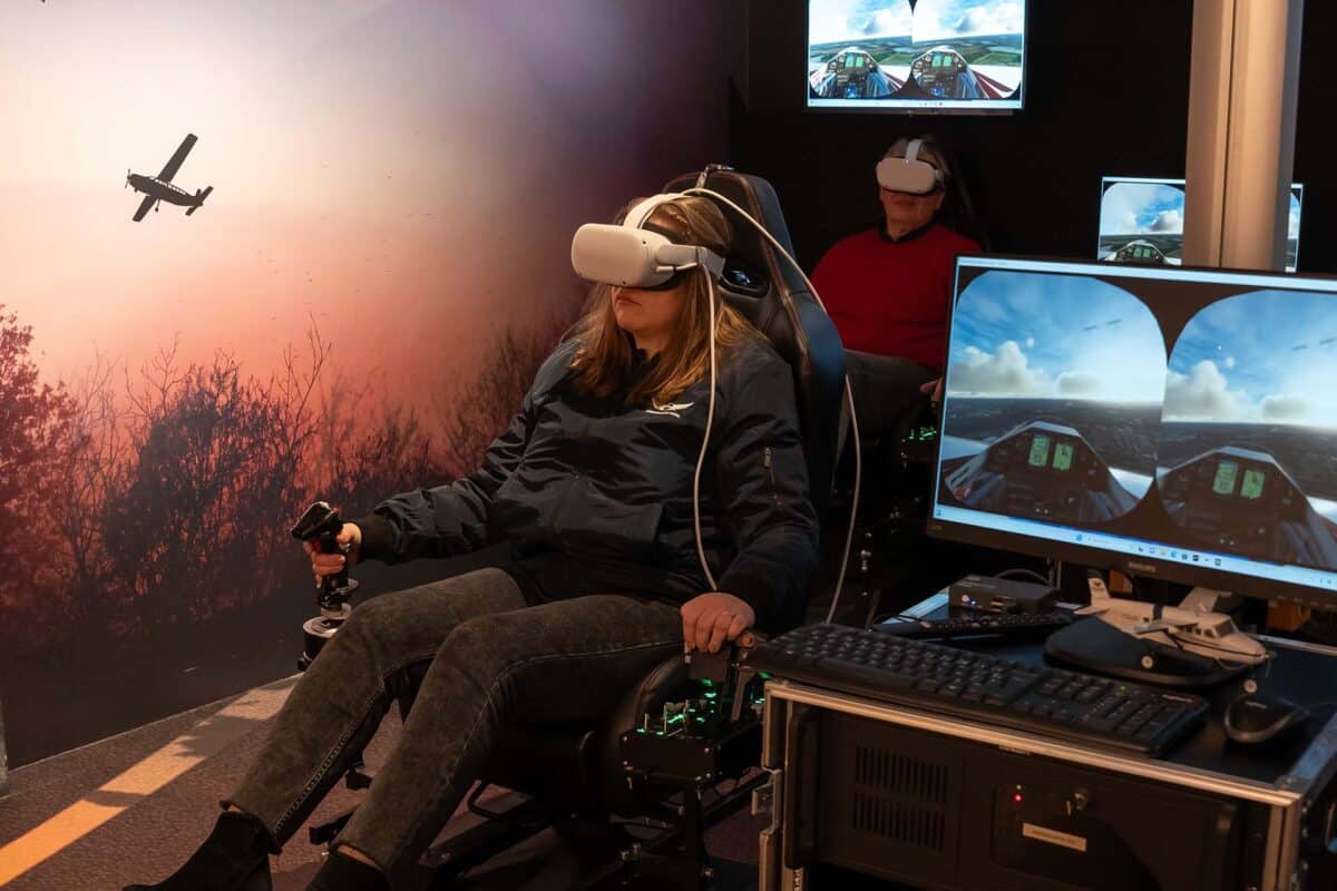 Simulateur de vol à aeroscopia