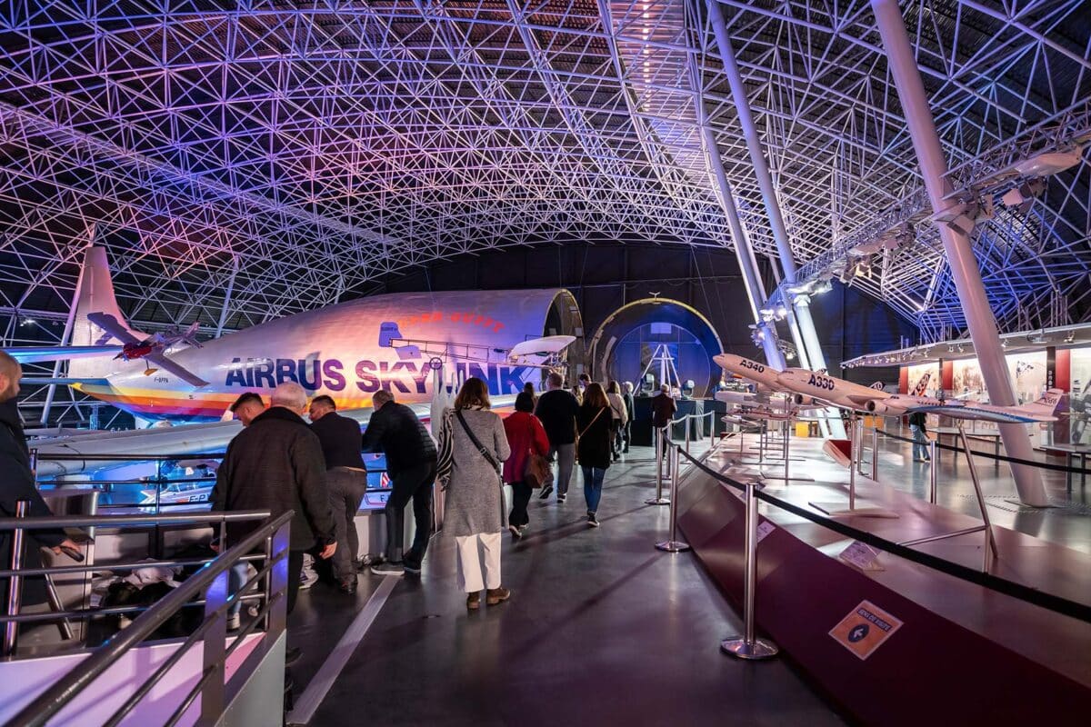 Soirée événementielle à aeroscopia