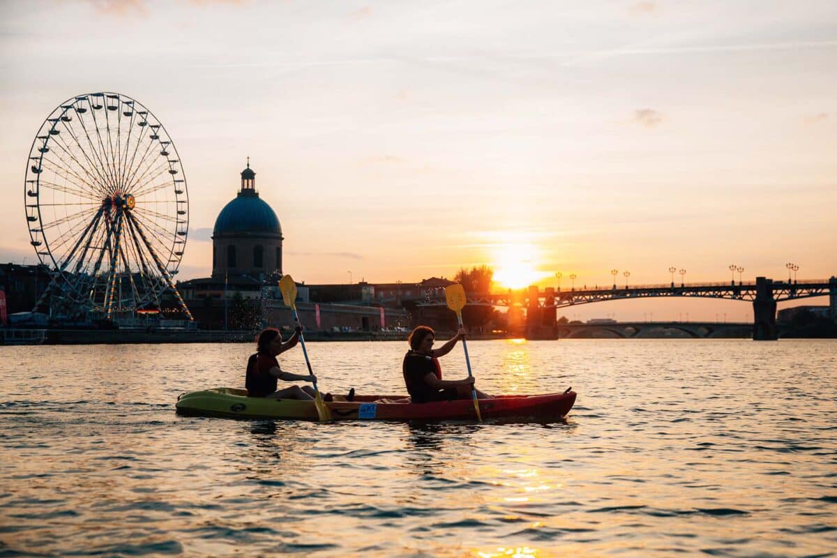 Incentive, kayak sur la Garonne à Toulouse
