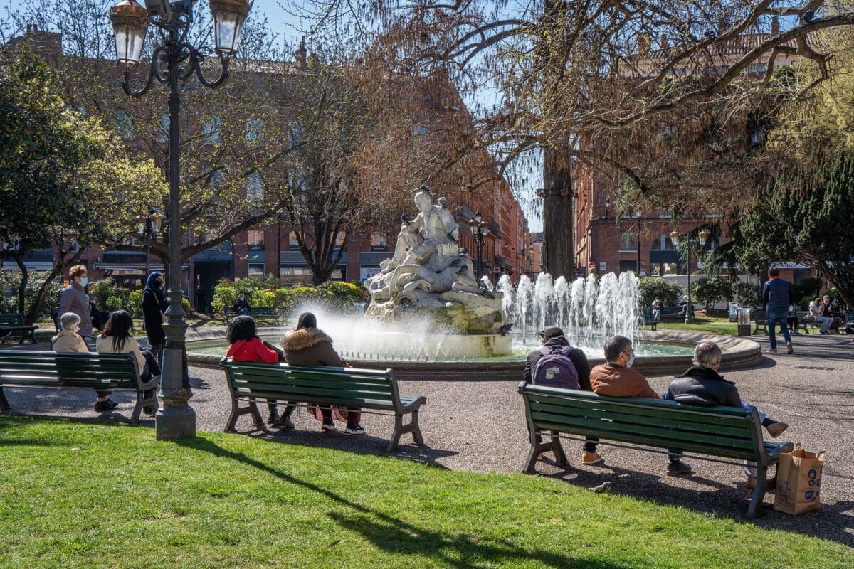 La place Wilson à Toulouse