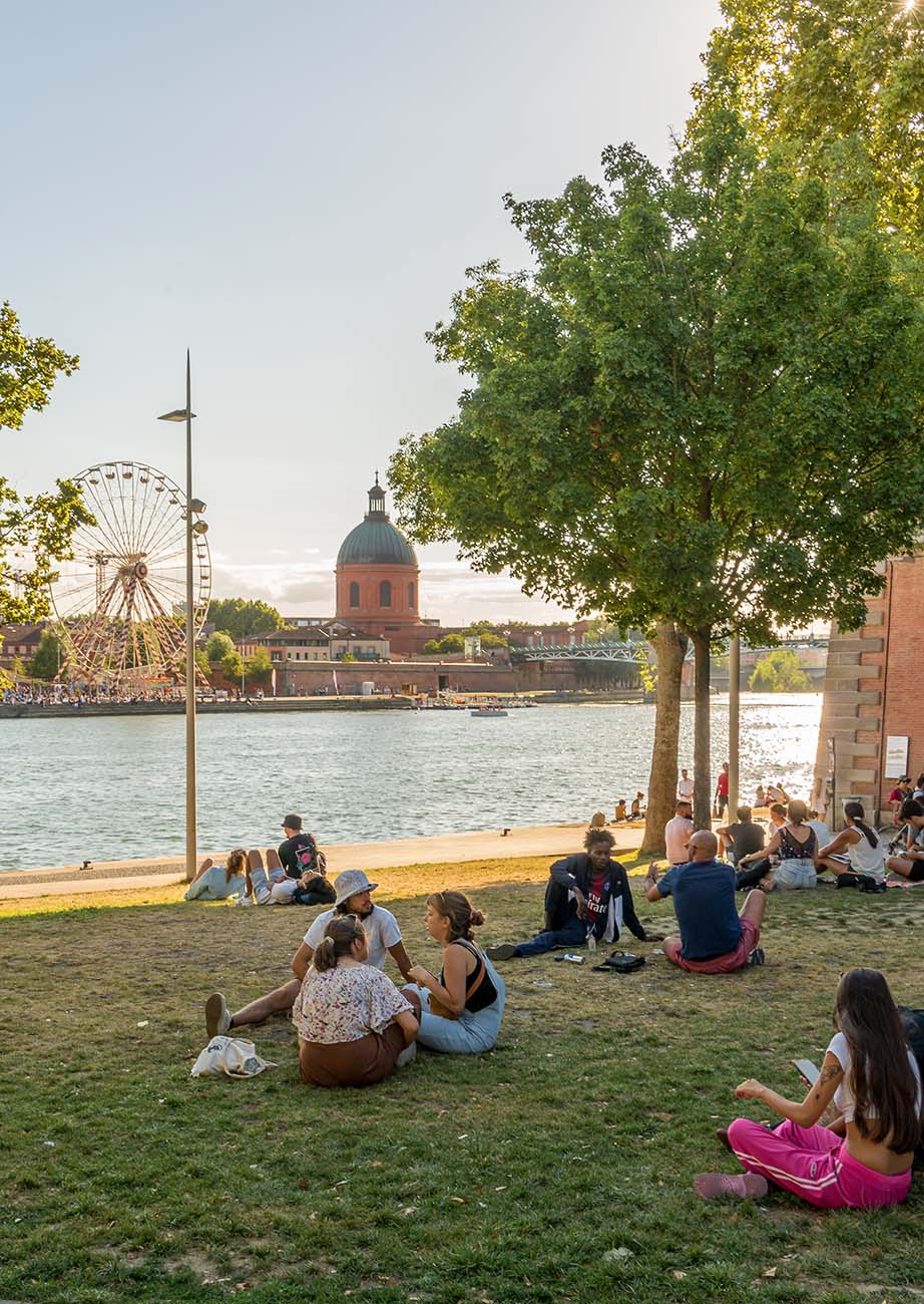 Les bords de Garonne à Toulouse