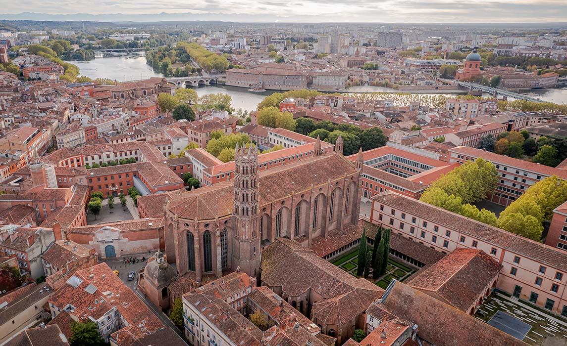 Meetings Toulouse, vue aérienne